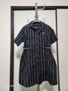 PEARLY GATES ストライプ 半袖シャツ