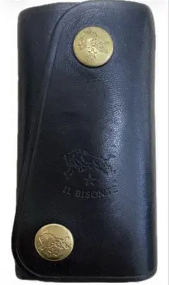 ILBISONTE ブラック レザーキーケース