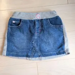Lee キッズ スカート デニム スウェット切替