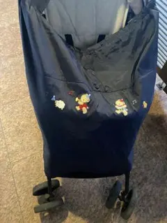 ファミリアの3wayブランケット　ネイビー　familiar 帽子なし