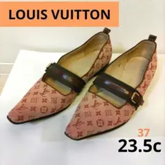 ルイ・ヴィトン フラットシューズ ピンク 23.5cm