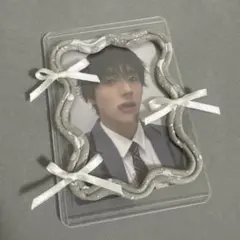 トレカデコケース レジン Y2K 韓国　リボン　クレイ粘土