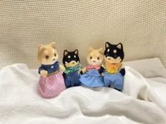 ˗ˏˋ シルバニア シバイヌファミリー　お父さん お母さん 女の子 男の子ˎˊ˗