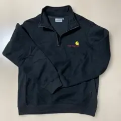 Carhartt WIP ハーフジップ スウェット ブラック Lのサムネイル