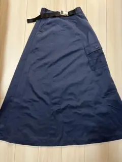 【PAGEBOY】アウトポケットマキシフレアスカート