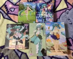 新品未開封！初音ミクプライズフィギュア5個セット！