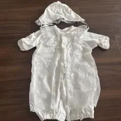 ホワイトコットンセレモニードレス 50から60