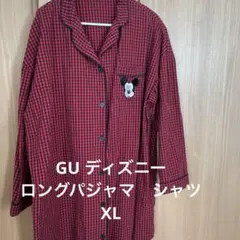 GU ディズニー　ロングパジャマシャツ　XL ミッキー