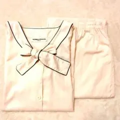 SONIA RYKIEL ルームウェアパジャマ 綿100%日本製 ピンクM〜Lのサムネイル