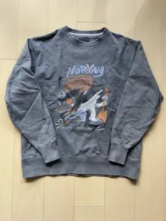 ROARK REVIVALブラックメタル クルーネックスウェット L