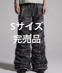 GRANCY シャーリングダメージデザインコットンパンツ　ムカデパンツ