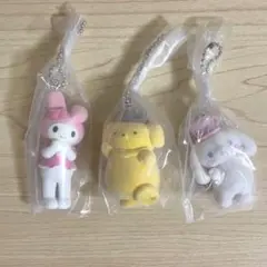 ＊新品未開封＊サンリオキャラクターズ　ミニチュアチャーム　ライブキャラ　3点