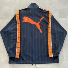 プーマ 未使用級 ジャージ トラックジャケット プージャ 日本製 紺色【S-M】