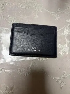coach パスケース　黒色