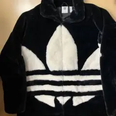 美品　アディダス　フェイクファー　ブルゾン