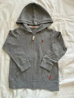 ミキハウス　パーカー　120 グレー