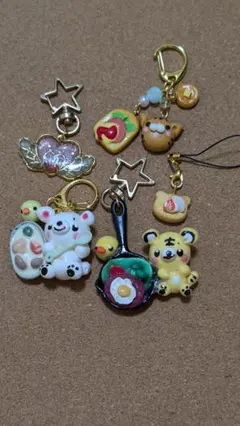 ミニチュア アニマルキーホルダー セット