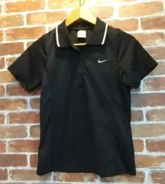 Nike ブラック ポロシャツ ゴルフウェア