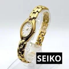 美品 稼動 SEIKO セイコー ゴールド レディース腕時計 ドレスウォッチ