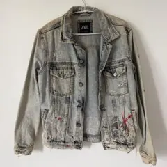 2026年最新】zara デニムジャケット ペイントの人気アイテム - メルカリ