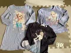 エルサ プリント 長袖カットソー 110cm