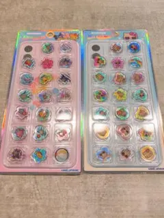 正規品 おはじきシール サンリオ　日焼けキティ 2種セット