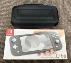 Nintendo Switch Lite グレー　ケース付き