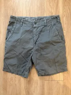 save khaki unitedコットンショートパンツ サイズ28セーブカーキ