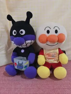 アンパンマン バイキンマン ぬいぐるみセット