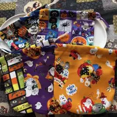 ハロウィン巾着袋 5個セット