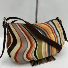 ポールスミス paulx ストライプ ショルダーバッグ メンズ レディース