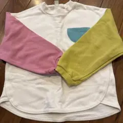 アプレレクール　カラーブロック 裏毛トレーナー 120cm