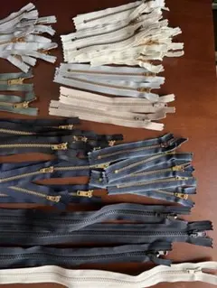 ファスナーセット（多色・ゴールド金具）