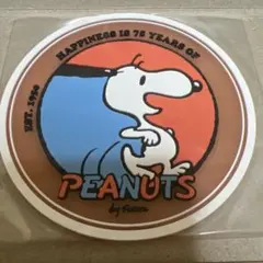 PEANUTSクリアラバーコースター75th anniversary ver.