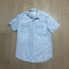 Levi's ライトブルー 半袖デニムシャツ