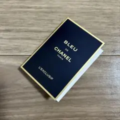 CHANEL ブルードゥシャネル レゼクスクルジフ パルファム　サンプル