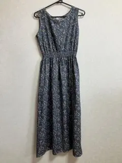 fifth フラワープリント ノースリーブワンピース