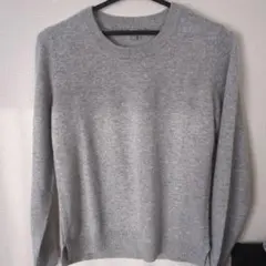 美品！ユニクロ　カシミヤ100%クルーネックニット