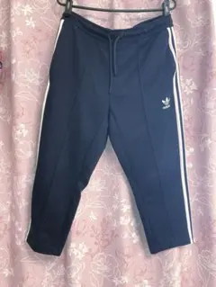 adidas アディダスオリジナルス ジャージ 7分丈 ネイビー Lサイズ