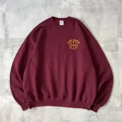 90s USA製　JERZEES　ヘビーウェイト　スウェット　スポーツ　両面プリ