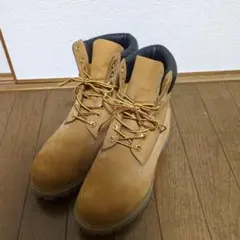 Timberlandベージュ スエード ブーツ