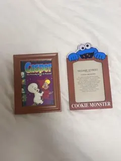 アメリカンインテリア雑貨　クッキーモンスター　キャスパー　フォトフレーム