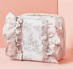 SNIDEL HOME　 大容量フリルポーチ　sweet 　25年9月号付録