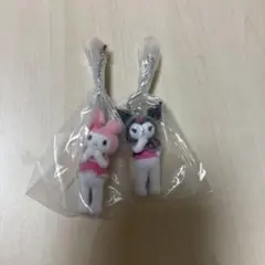 サンリオキャラクターズ ミニチュアチャーム　ライブキャラクター　クロミ マイメロ