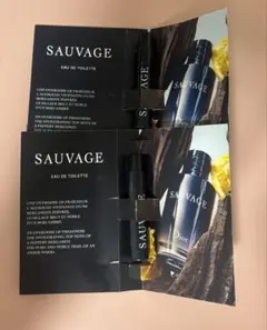 DIOR ソヴァージュ　オードトワレ　ミニ　サンプル　2個セット