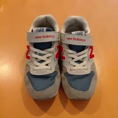 new balance キッズスニーカー ブルー 19.5㎝