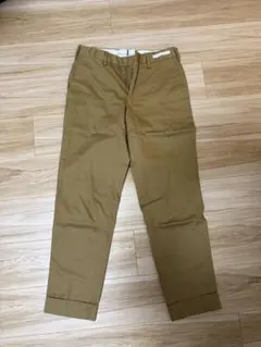 PT01 チノパン ダブル裾 ベージュ