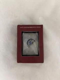 青色装飾へそピアスオリジナルボックス付き