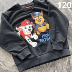 パウパトロール【120】チェイス/マーシャル トレーナー黒nickelodeon