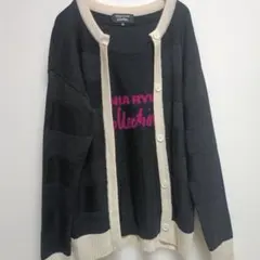 상태좋음 SONIA RYKIEL Collection カーディガン 黒 40